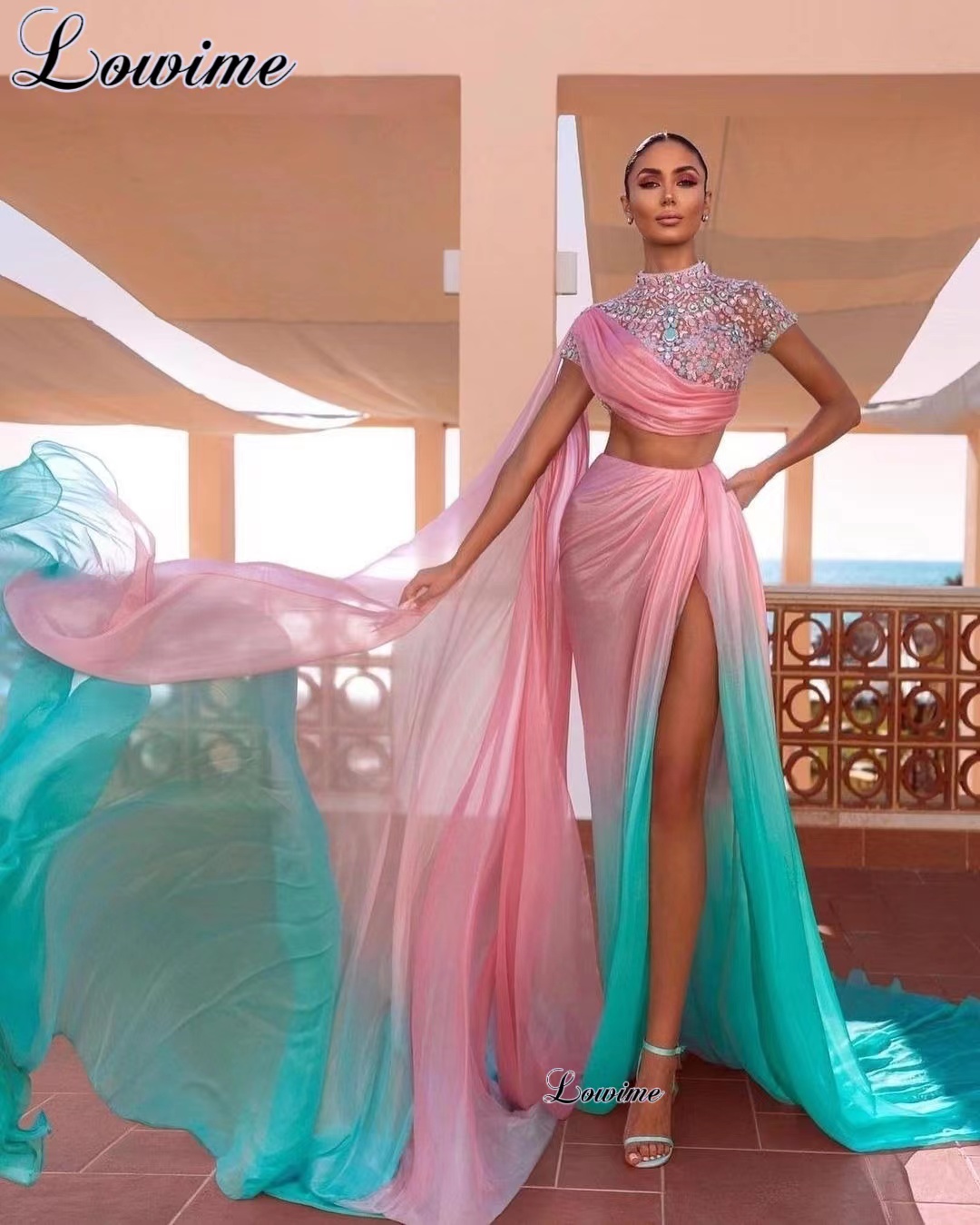 Briar Cosplay Prop - Due pezzi Dubai Prom Dresses con