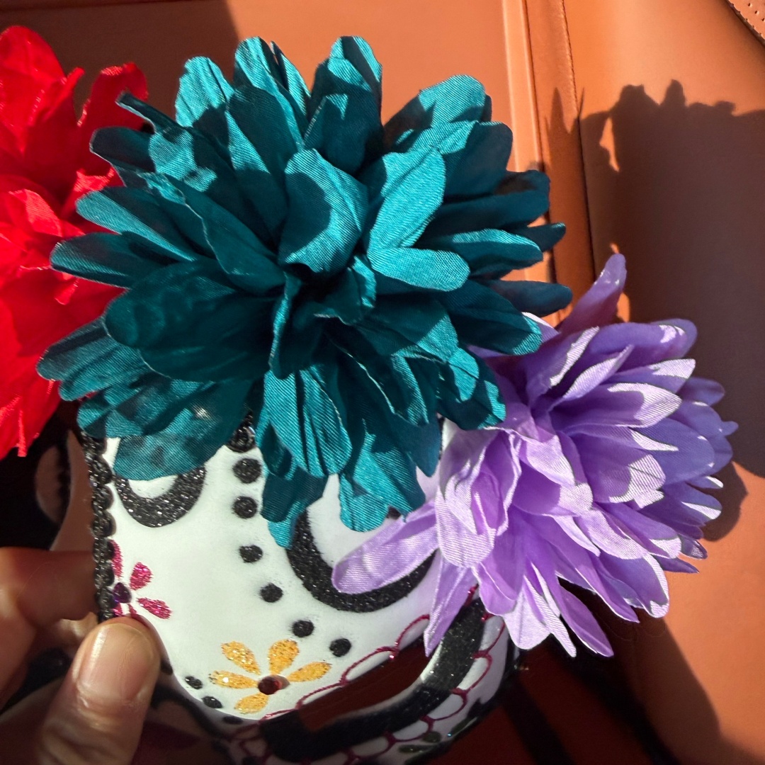 Cosplay Prop Painting - Maschera di Halloween con Fiori Dipinti