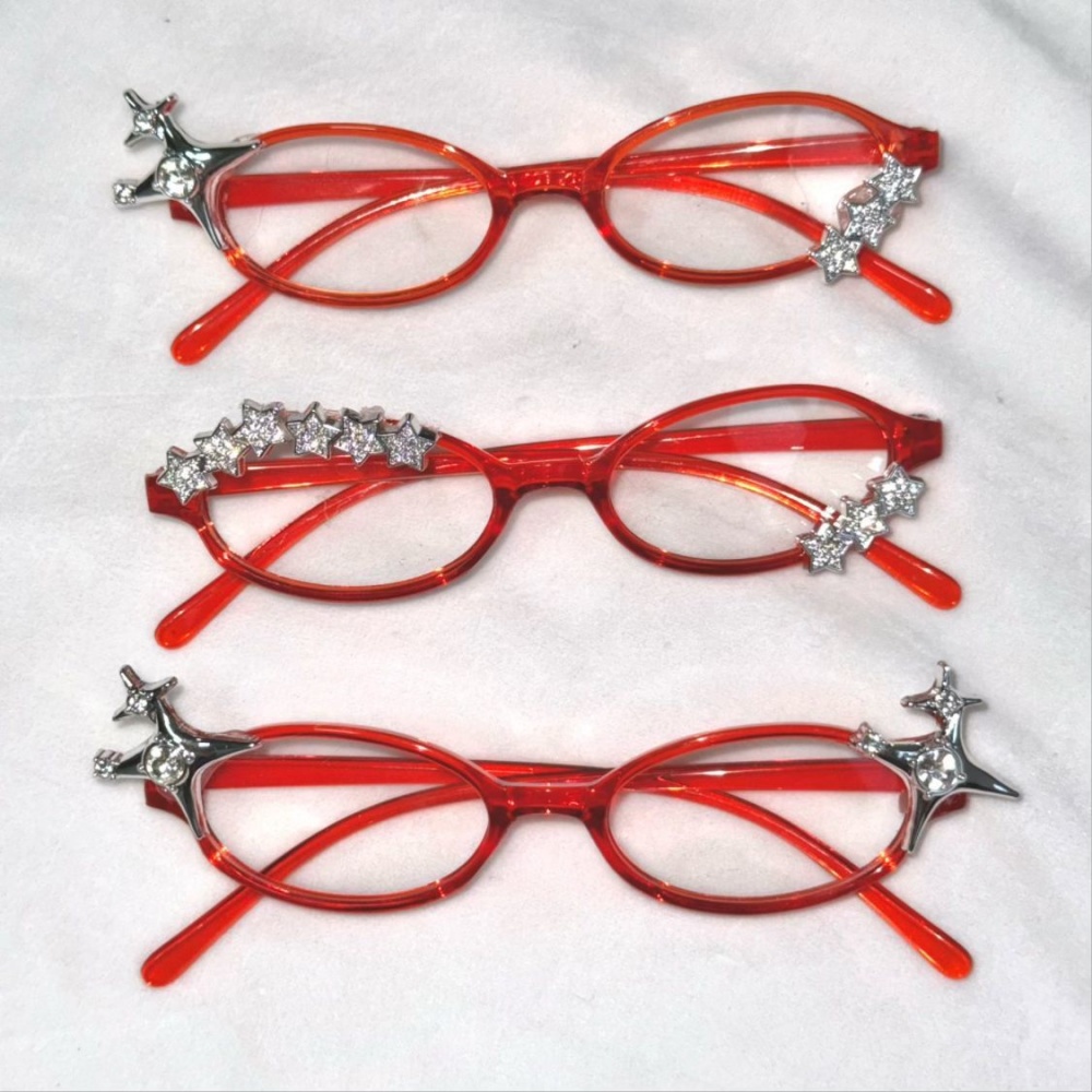 Cosplay Floating Prop - Occhiali Decorativi Y2K con Strass a