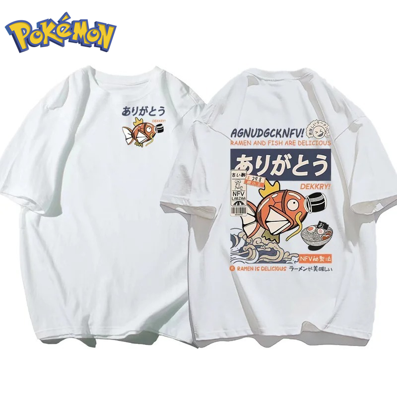 Pokeball Cosplay Prop - T-shirt Estiva 2026 Pokémon Magikarp Ramen