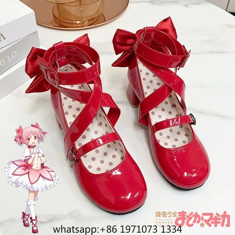 Cosplay Prop Bow - Scarpe Cosplay Anime Puella Magi Madoka