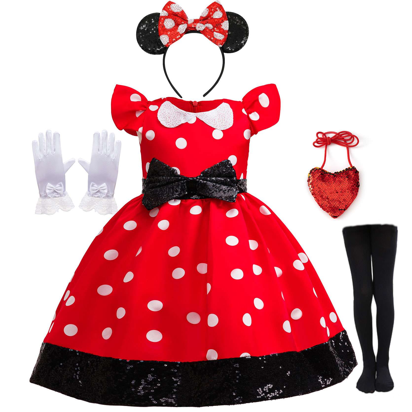 Cosplay Prop Bow - Grazioso Vestito da Principessa a Pois