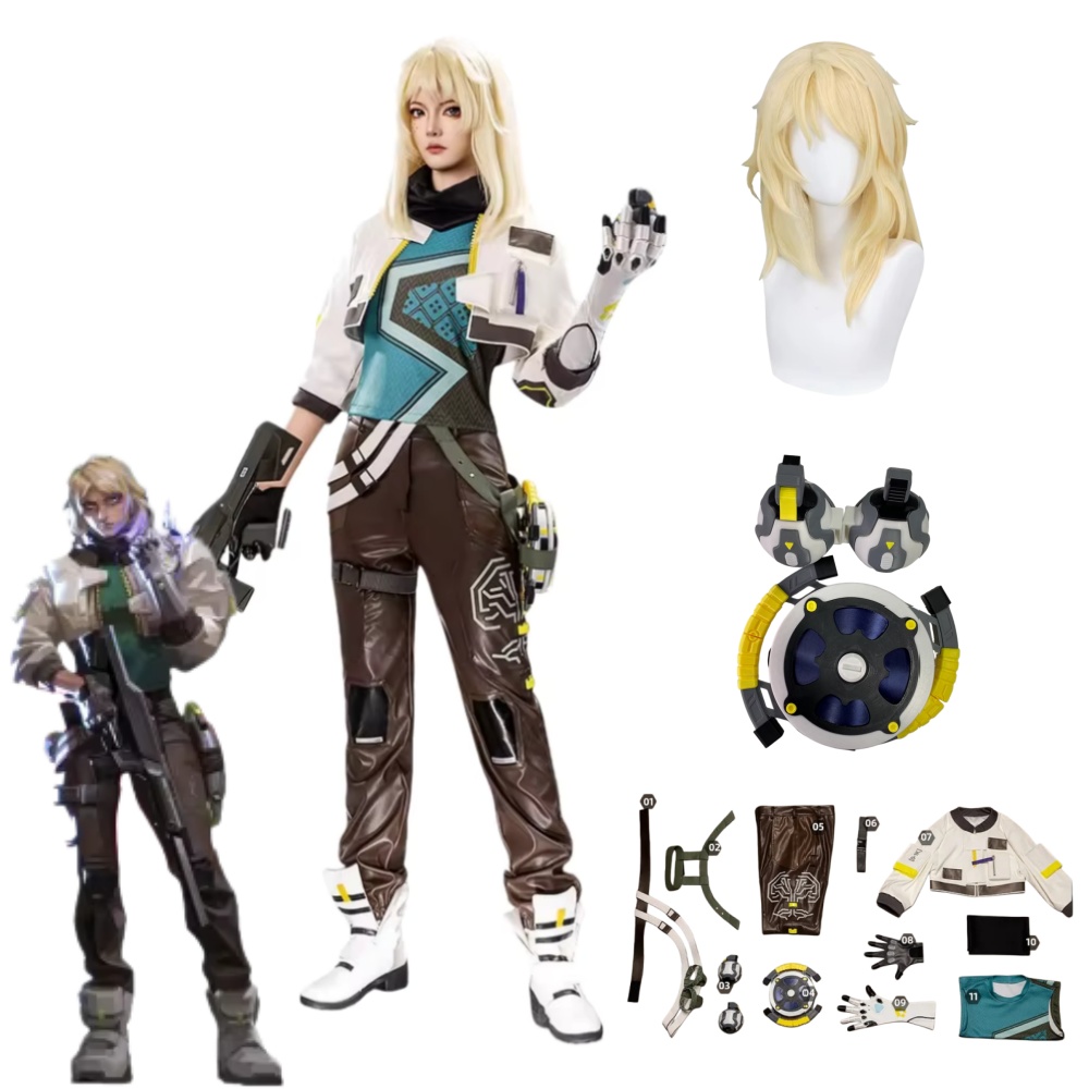 Cosplay Props - Costume Cosplay Deadlock VALORANT, Abiti e