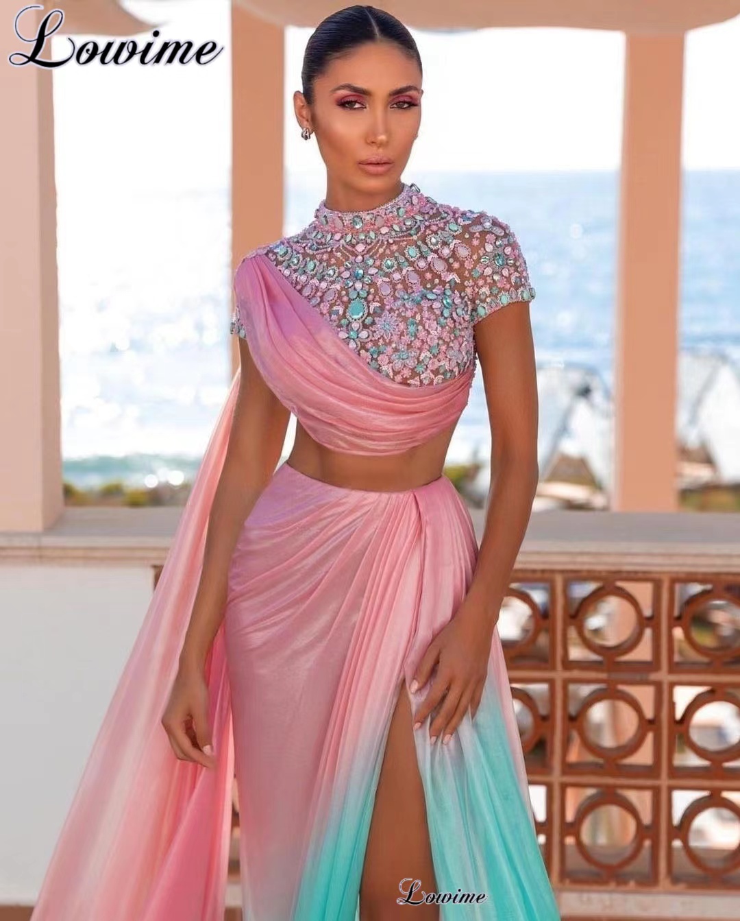 Due pezzi Dubai Prom Dresses c - Briar Cosplay Prop recensione e prezzo