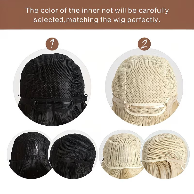 Parrucca corta a caschetto con - Wig Fiber Net recensione e prezzo