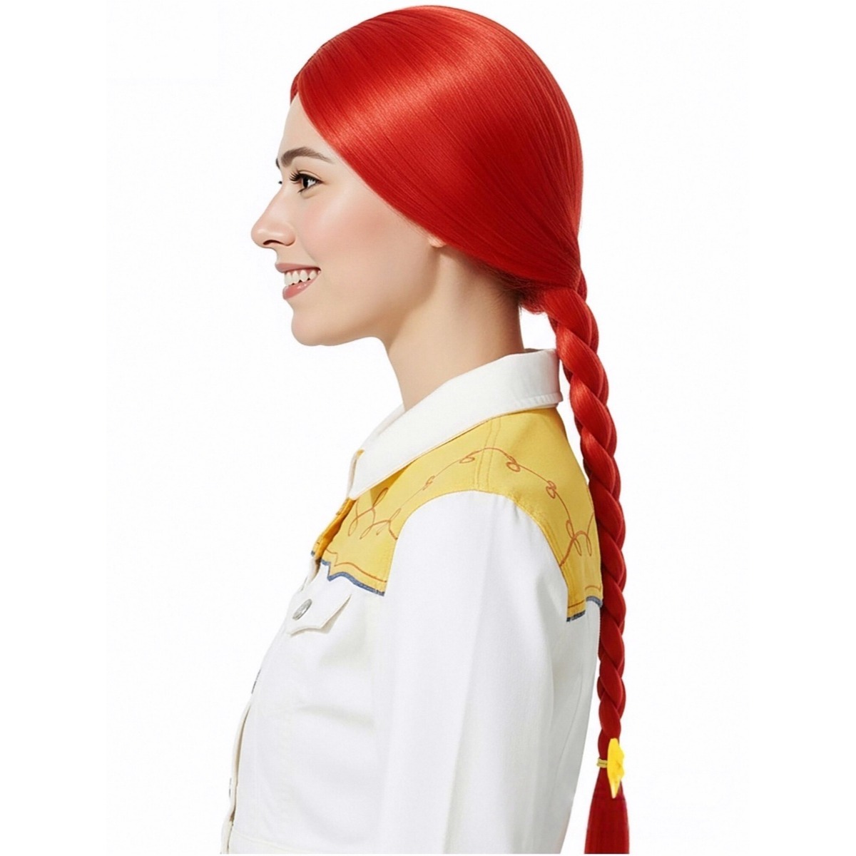 Parrucca lunga diritta rossa b - Cosplay Prop Bow recensione e prezzo