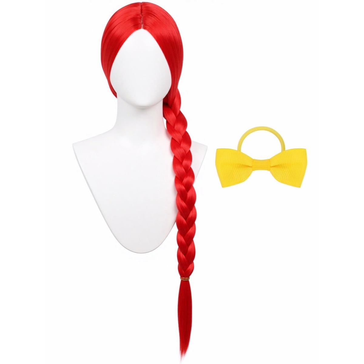 Parrucca lunga diritta rossa b - Cosplay Prop Bow recensione e prezzo