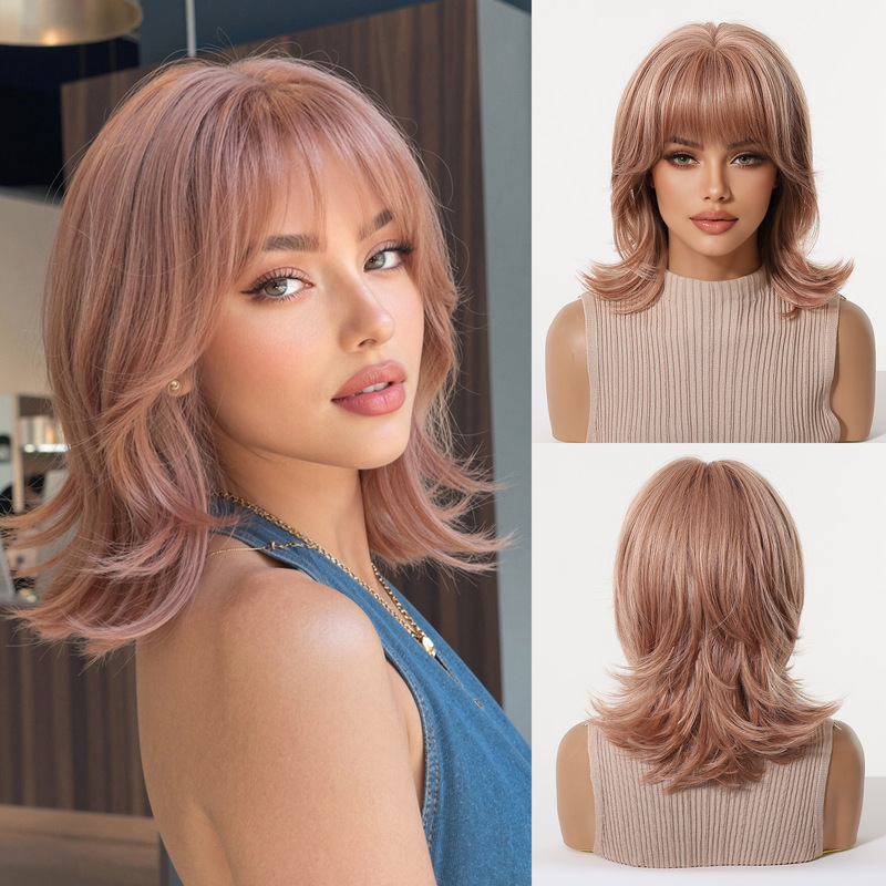 Parrucca da donna con frangia, - Wig Fiber Net recensione e prezzo