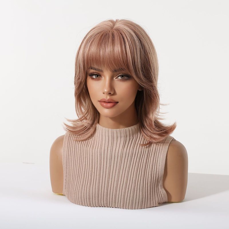 Parrucca da donna con frangia, - Wig Fiber Net recensione e prezzo