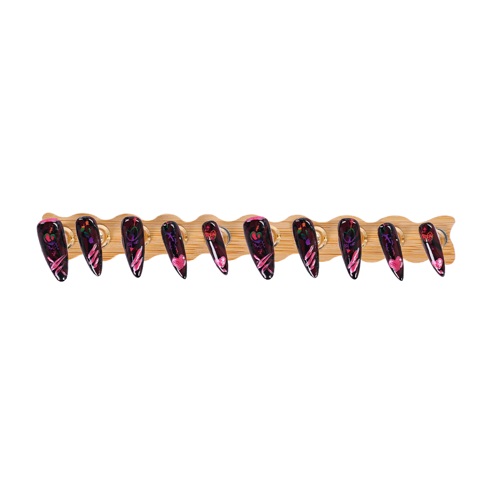 Nail Art Finte Unghie Nere e R - Cosplay Prop Painting recensione e prezzo